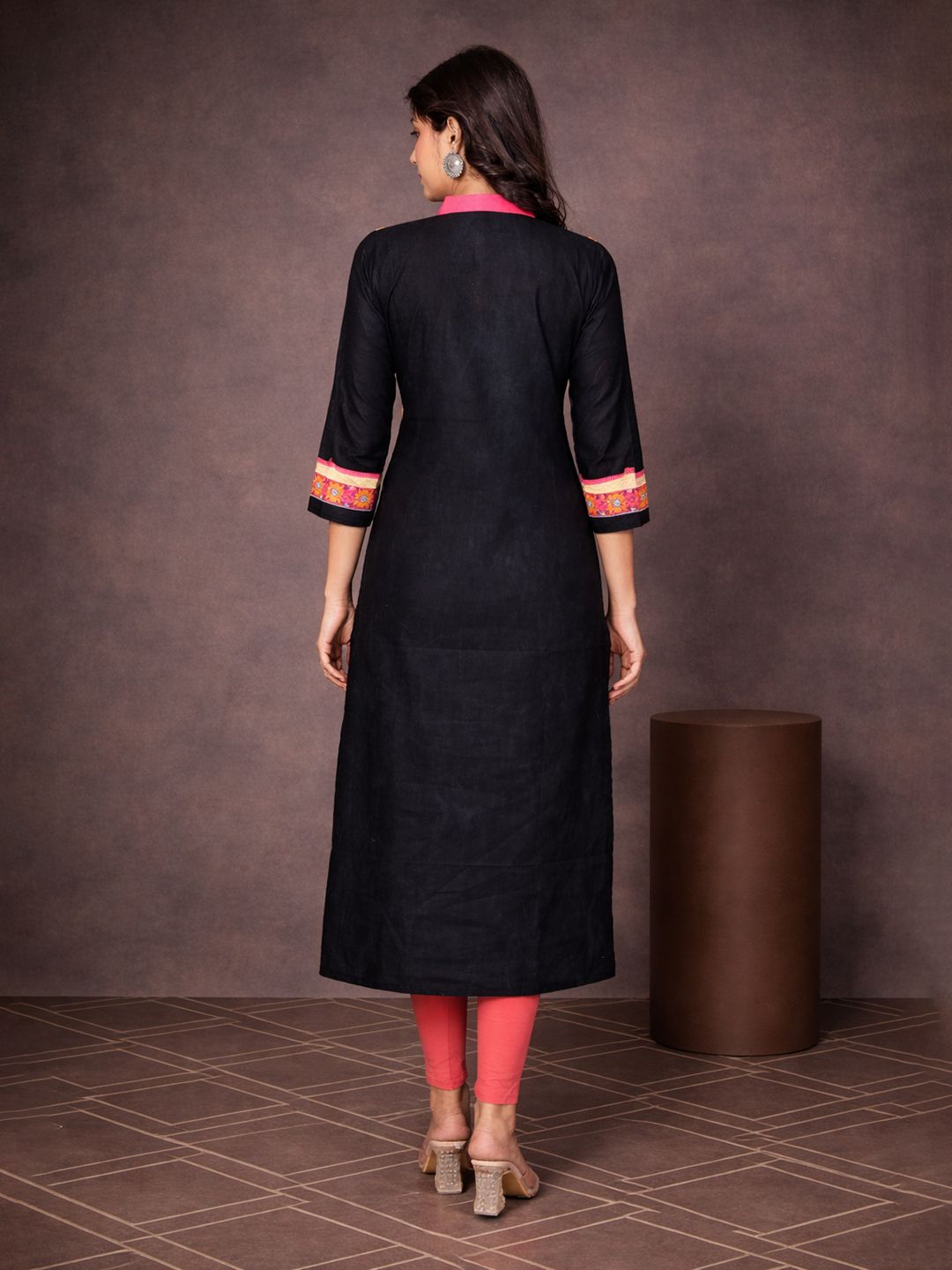 Multicolor Striped Cotton Kurta
